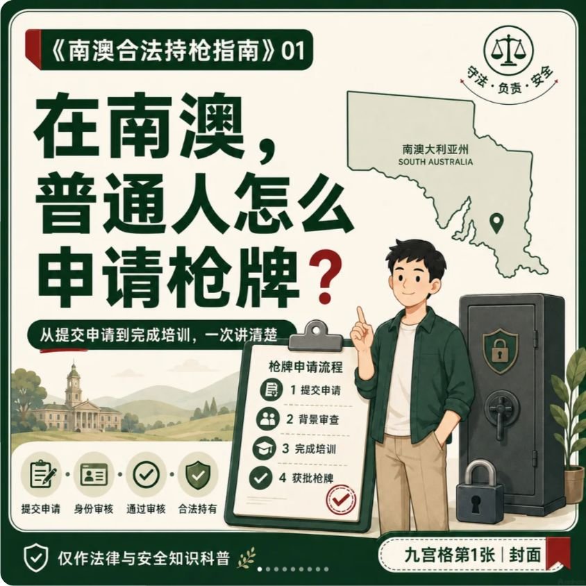 南澳持枪指南第 01 期封面：普通人怎么申请枪牌？