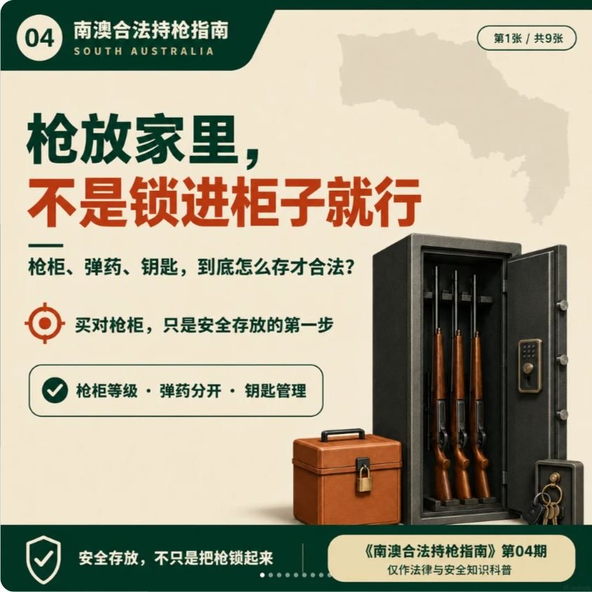 南澳持枪指南第 04 期封面：枪柜不是买个铁箱就行